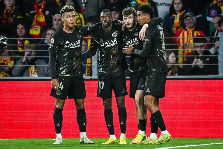 PSG crowned French champions following win over Lens